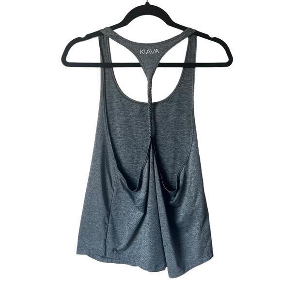 Kiava racerback breaded strap workout gym top size large - Picture 2 of 3